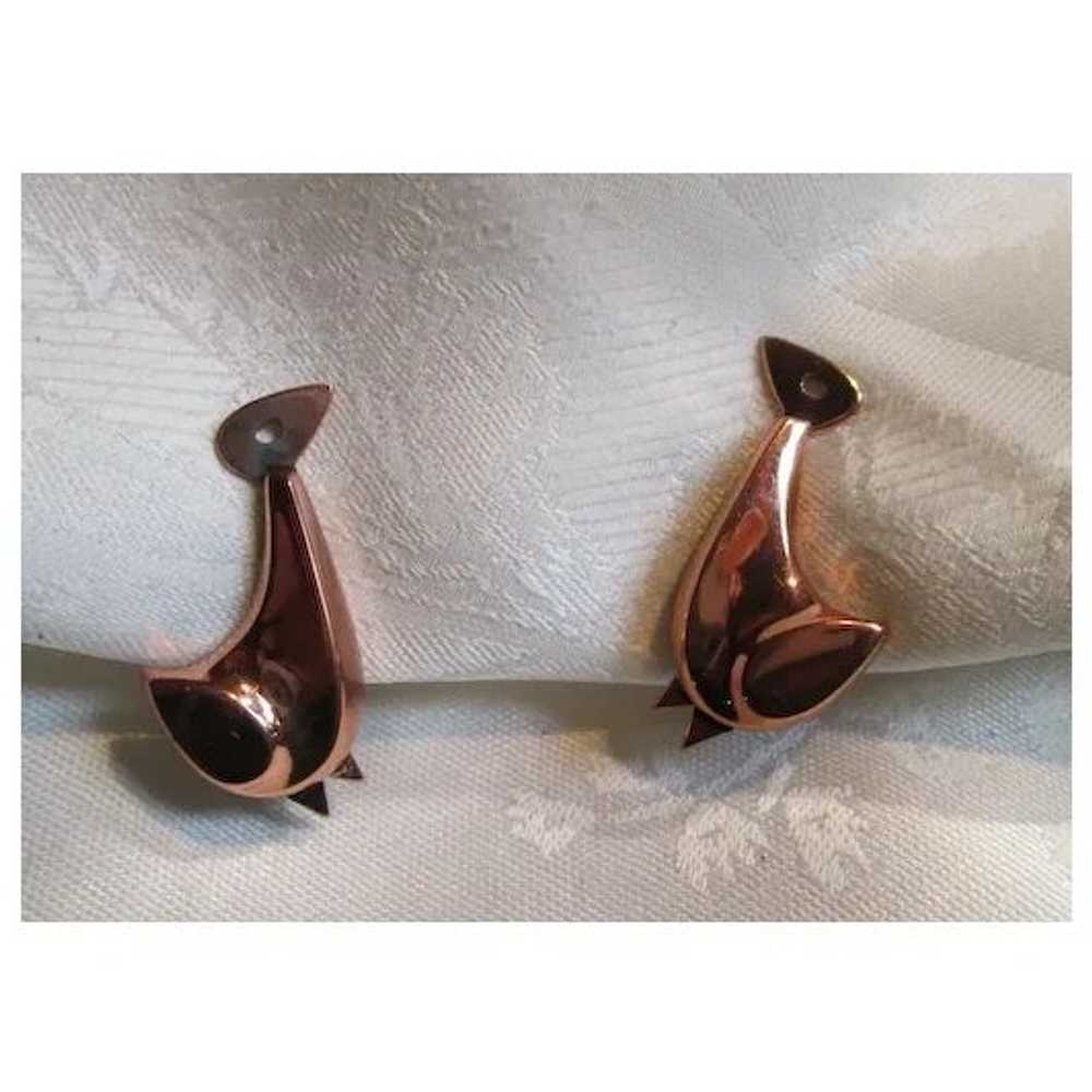 Renoir Copper "Chicks" Earrings - image 2