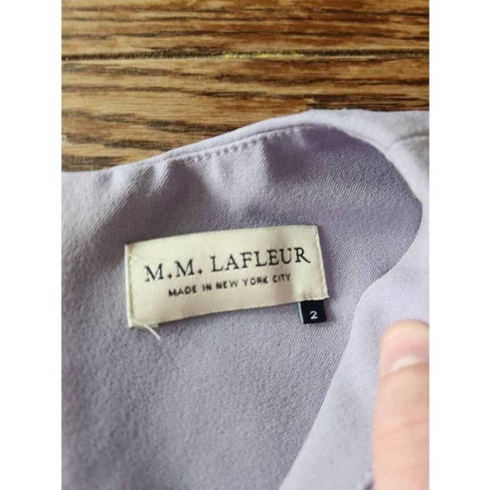 MM Lafleur lilac sheath dress sz 2 - image 3