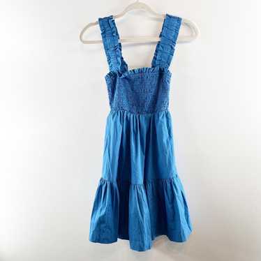 Abercrombie & Fitch Smocked Square Neck Tiered Mi… - image 1