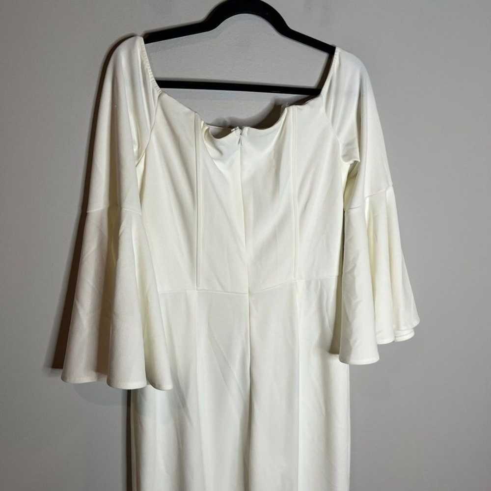 Alexia Admor white bell sleeve off shoulder jumps… - image 5