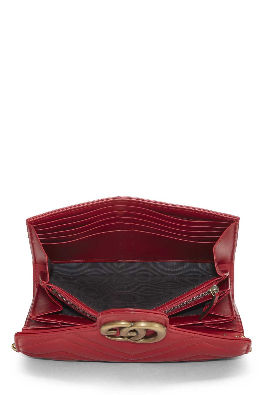 Red Leather GG Marmont Crossbody Small - image 6