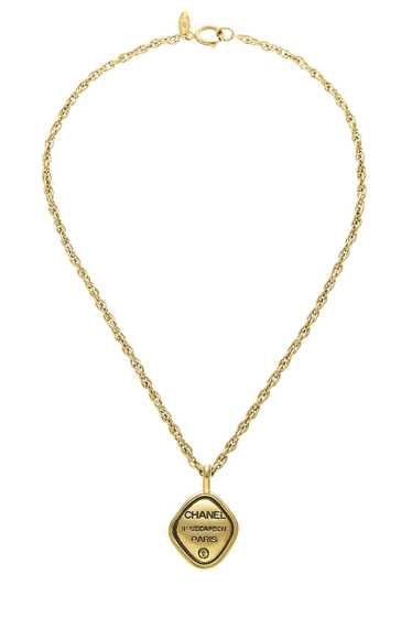 Gold Rue Cambon Charm Necklace - image 1
