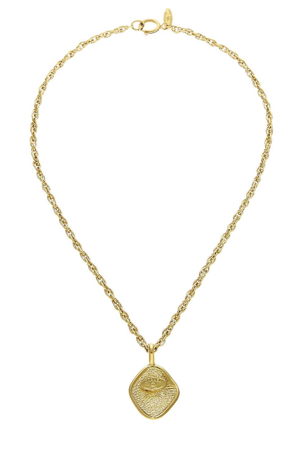 Gold Rue Cambon Charm Necklace - image 2