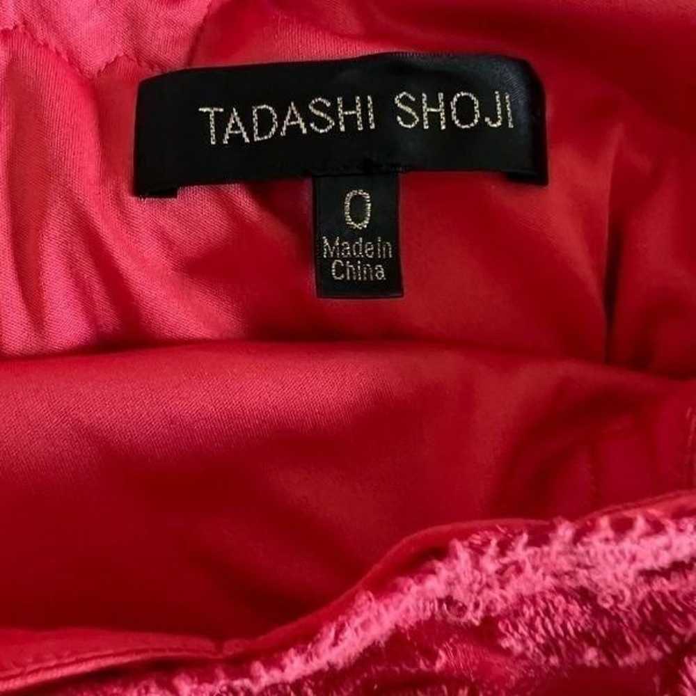 Tadashi Shoji V Neck Lace Sheath Dress Size 0 - image 7