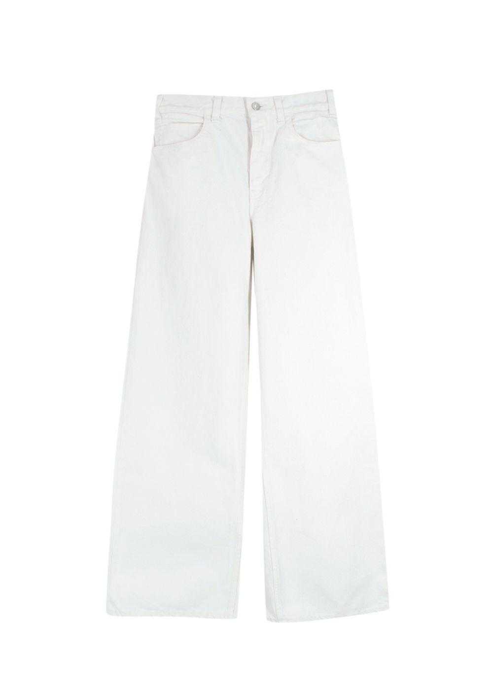 Managed by hewi Celine White Wide Leg Jeans - image 1