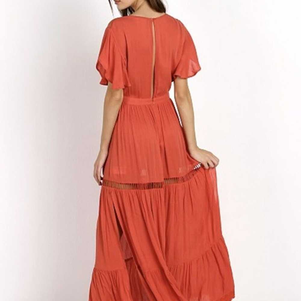 CLEOBELLA Amery Maxi Dress Sheer Embroidered Cora… - image 3