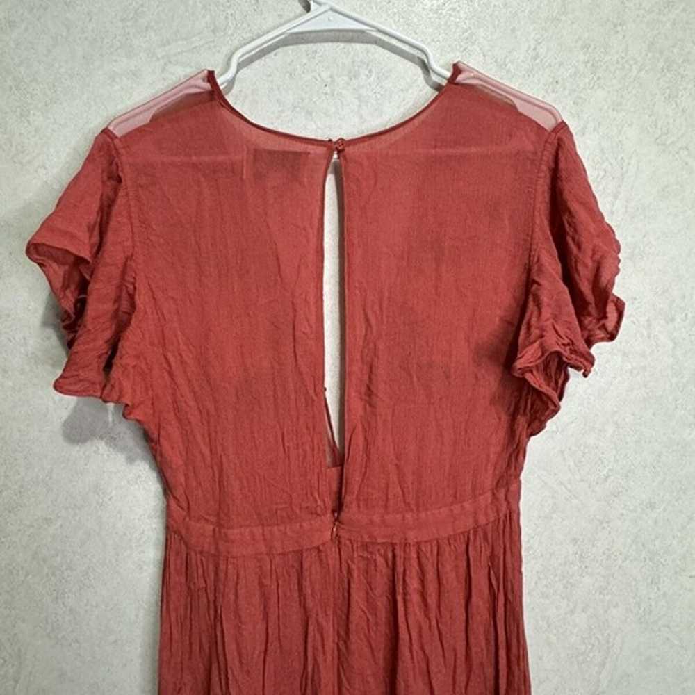CLEOBELLA Amery Maxi Dress Sheer Embroidered Cora… - image 9