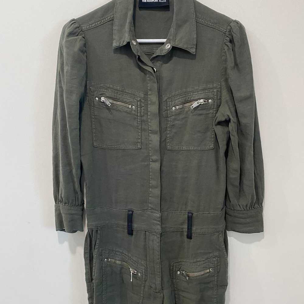 The Kooples Jumpsuit Military Green One Piece Wom… - image 3