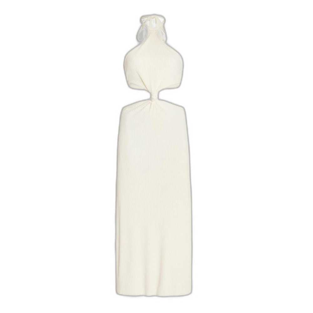Cult Gaia Cameron Knit Midi Dress Cream Size S - image 1