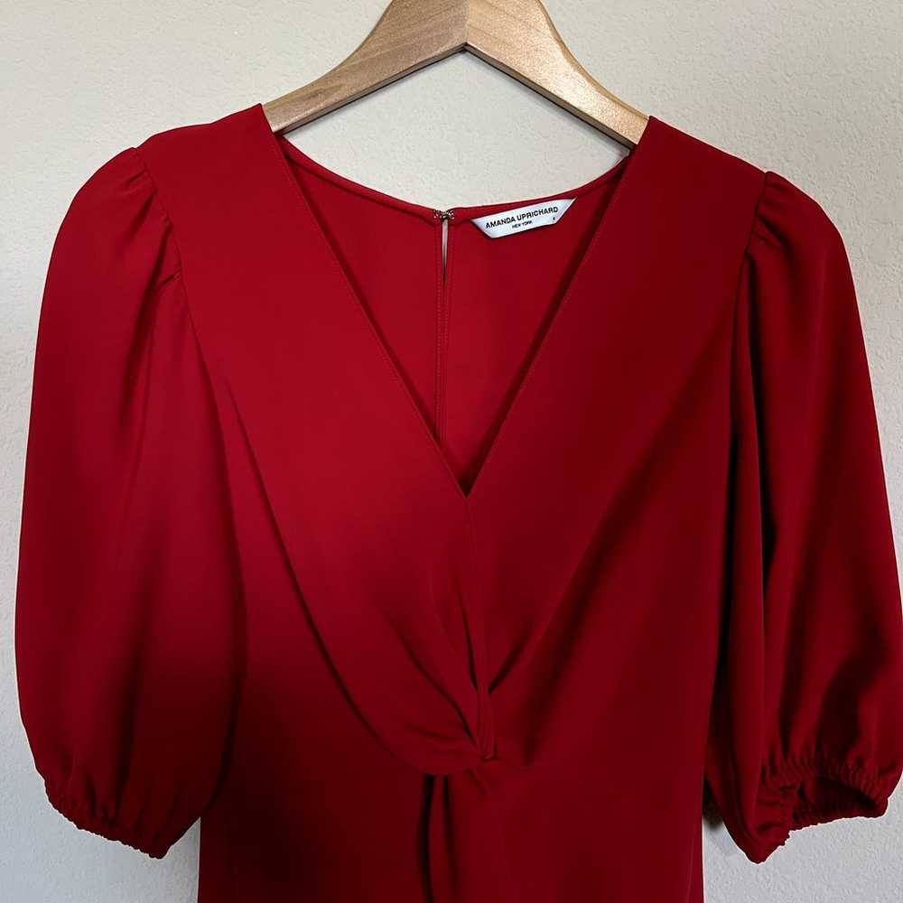 REVOLVE Amanda Uprichard Susannah Red  Mini Dress… - image 5