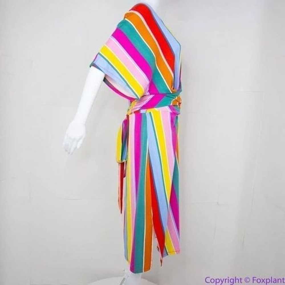 NEW Eloquii Rainbow Wrap Around Dress, women's si… - image 7