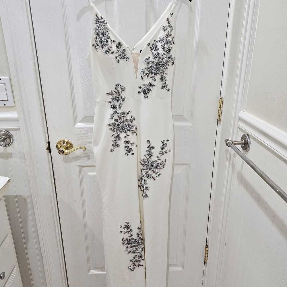 White Elegant Formal Dress - image 1