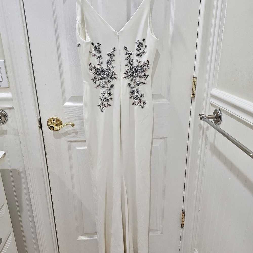 White Elegant Formal Dress - image 2