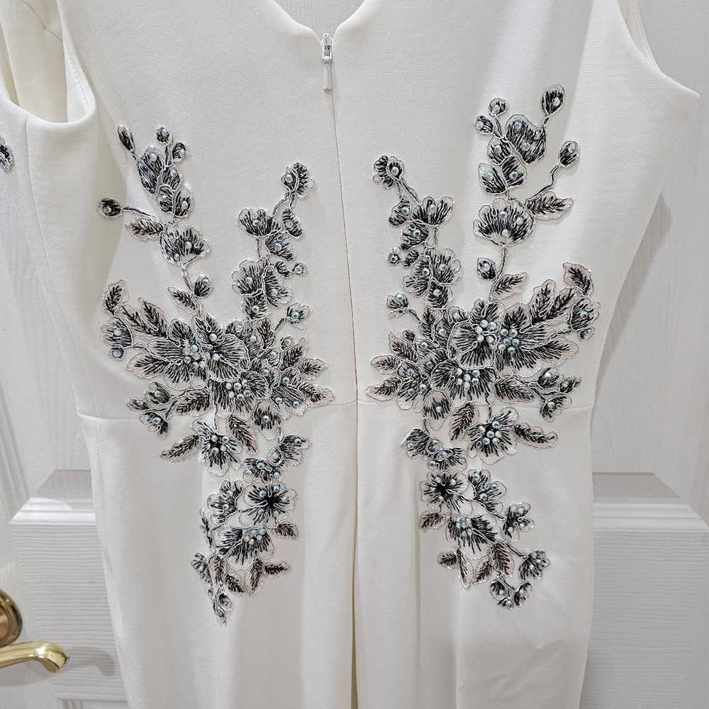 White Elegant Formal Dress - image 4