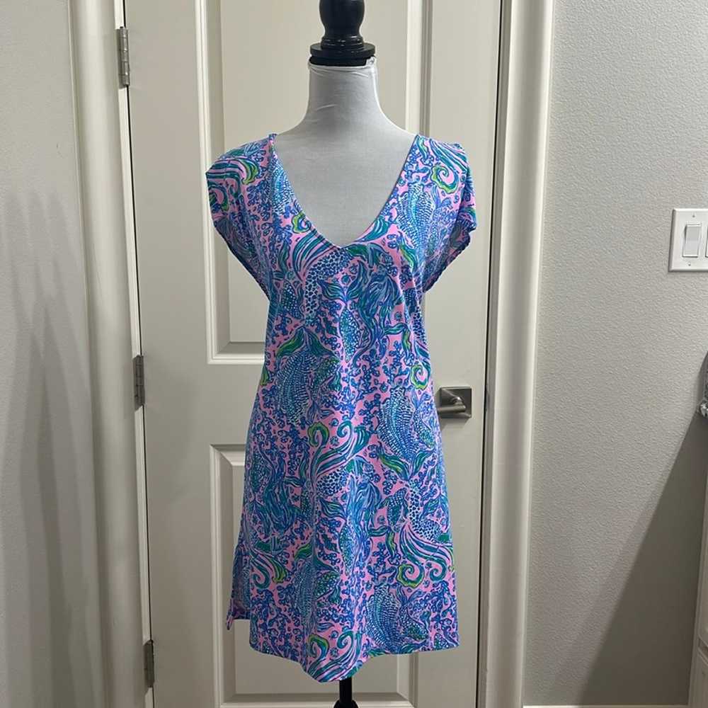 Like New Lilly Pulitzer Talli V-Neck Coverup - image 1