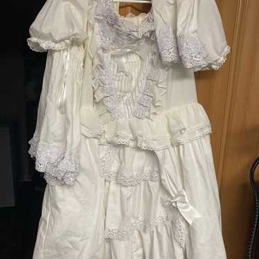 Plus Size Gothic Lolita Dress in White - image 1