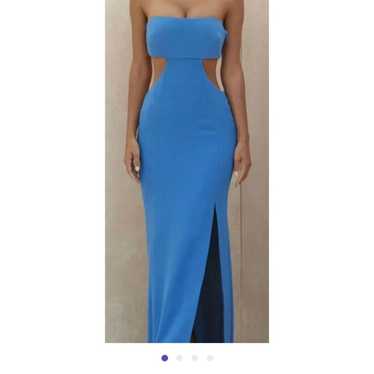 blue formal dress