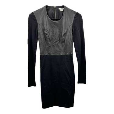 Helmut Lang Leather mini dress