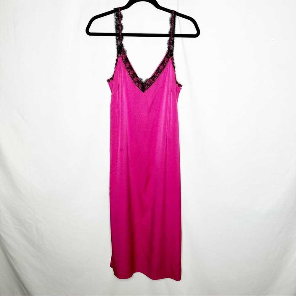 JASON WU Pink Crepe Back Satin Dress in Size 4 - image 2