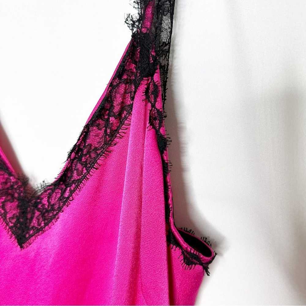 JASON WU Pink Crepe Back Satin Dress in Size 4 - image 4