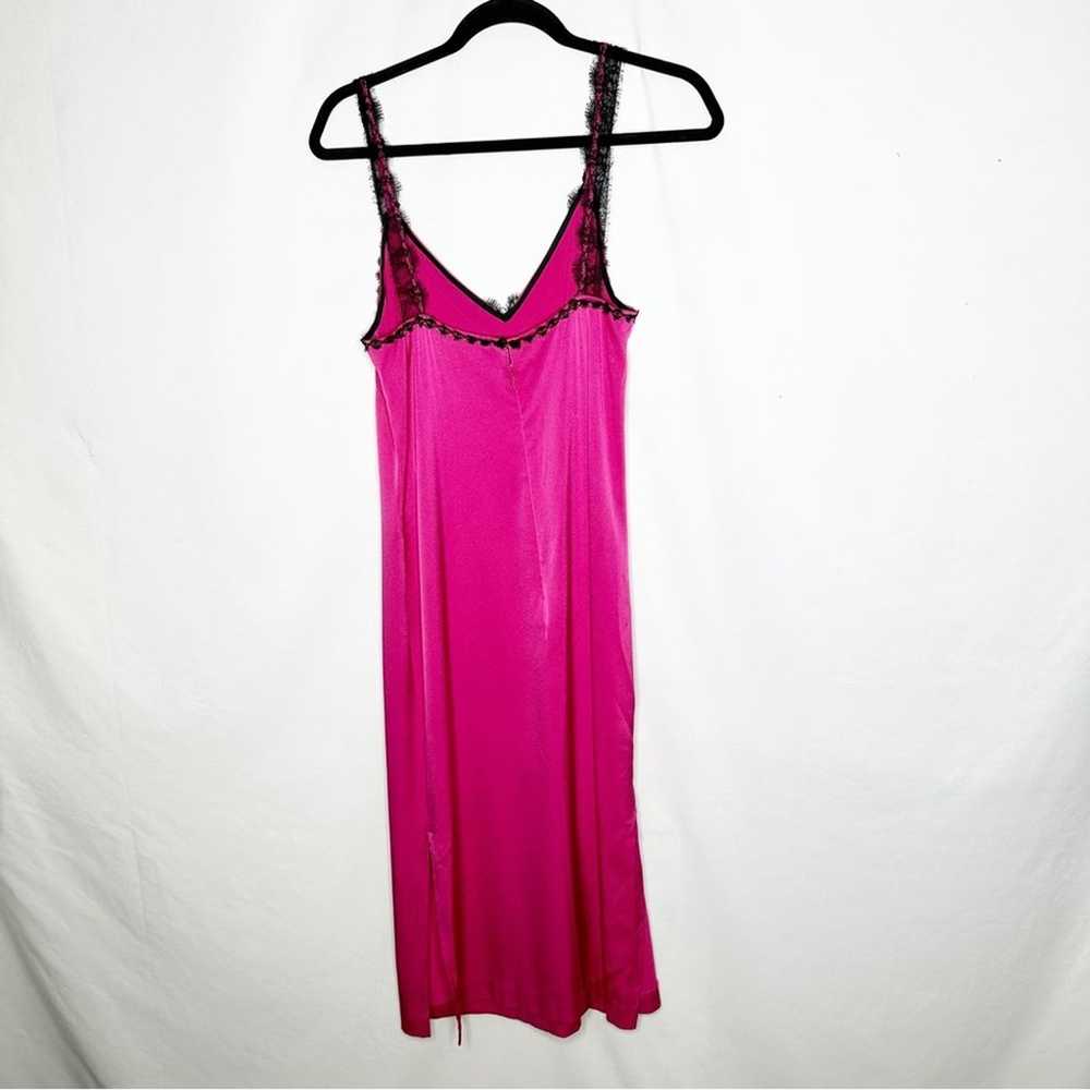 JASON WU Pink Crepe Back Satin Dress in Size 4 - image 8