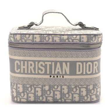 CHRISTIAN DIOR Oblique Diortravel Vanity Case Grey