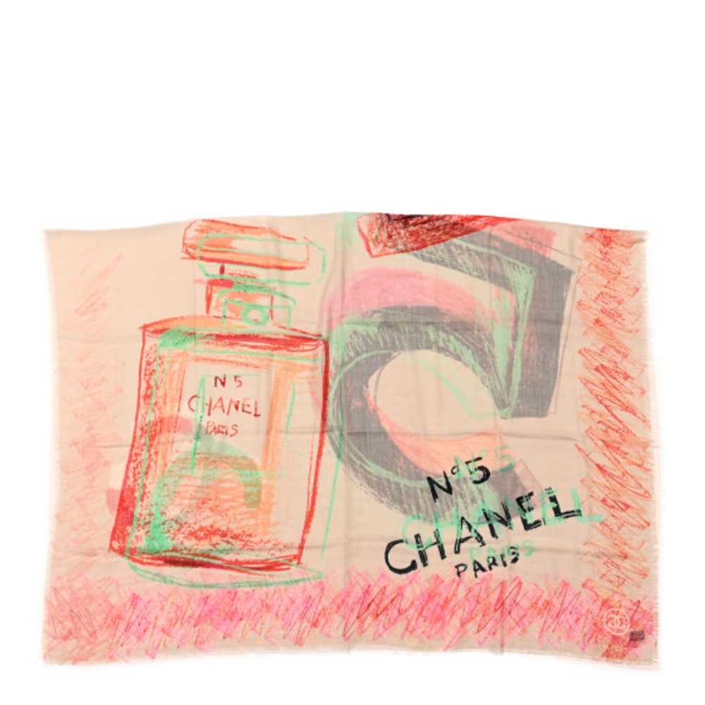 CHANEL Cashmere No. 5 Shawl Multicolor - image 1