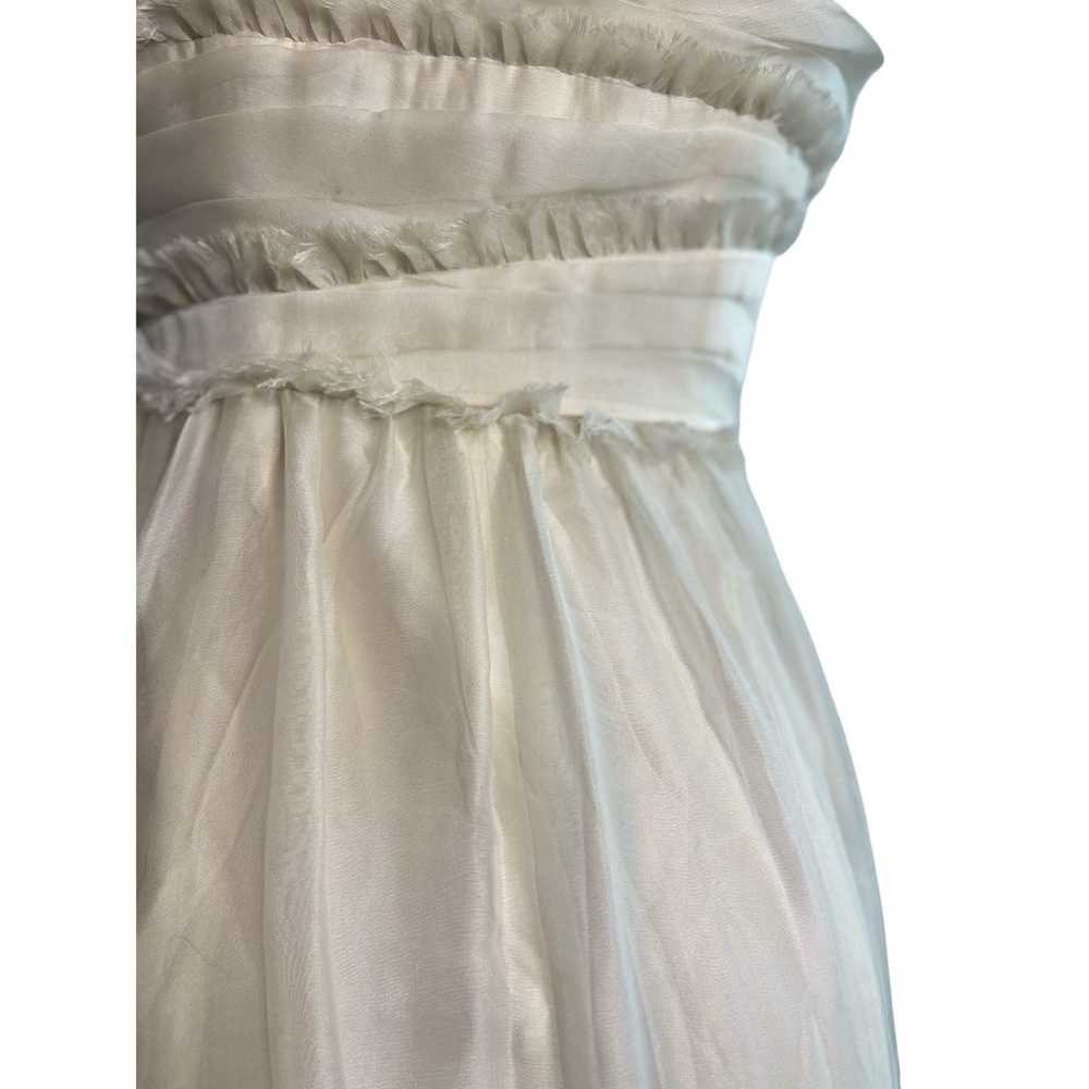 Monique L’Huillier ivory gown. Size 2. Designer. - image 1