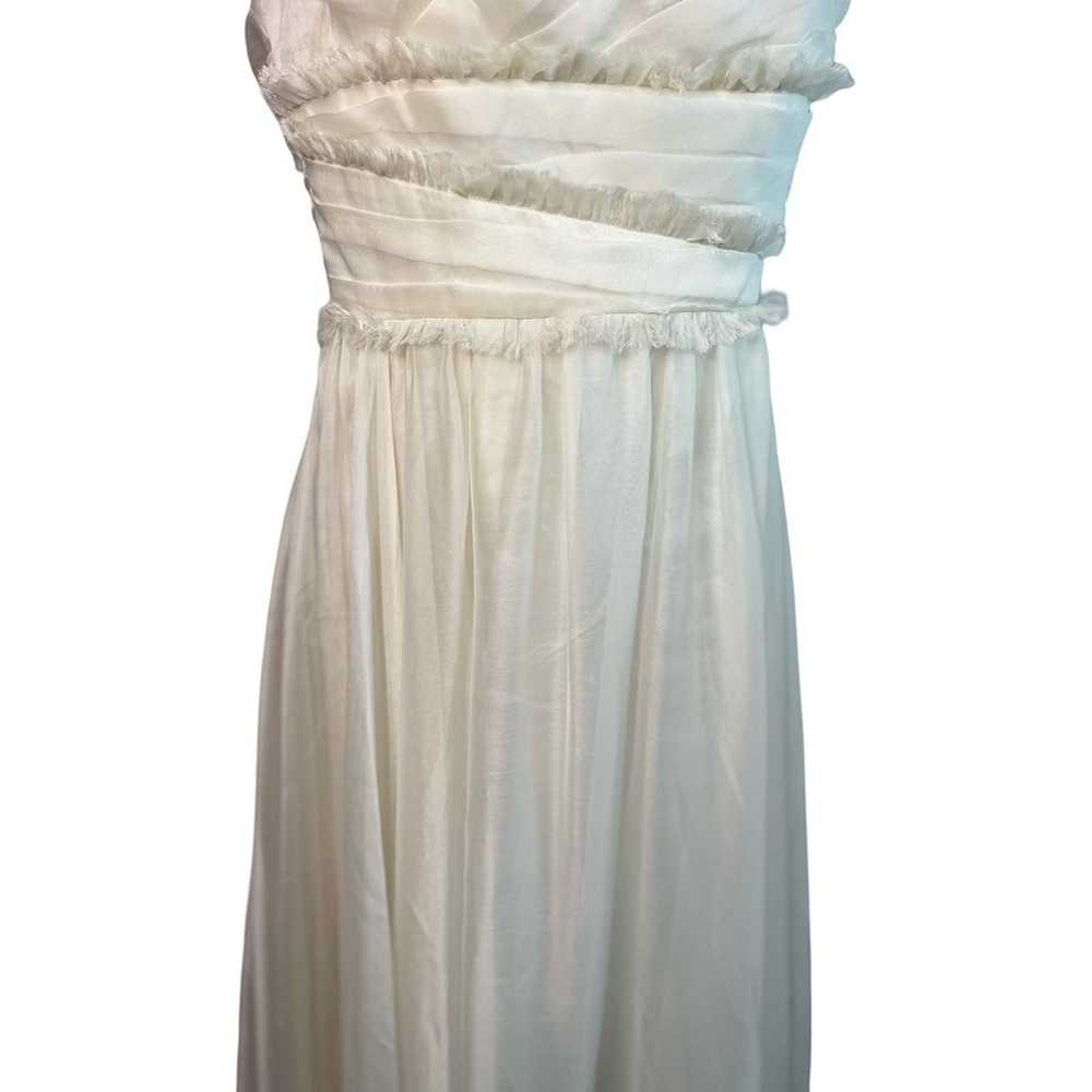 Monique L’Huillier ivory gown. Size 2. Designer. - image 6