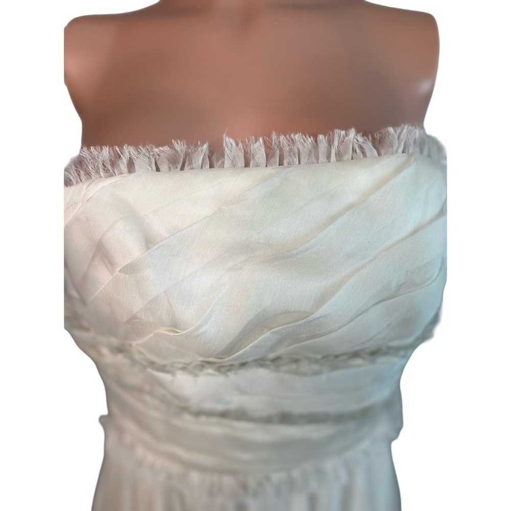 Monique L’Huillier ivory gown. Size 2. Designer. - image 7
