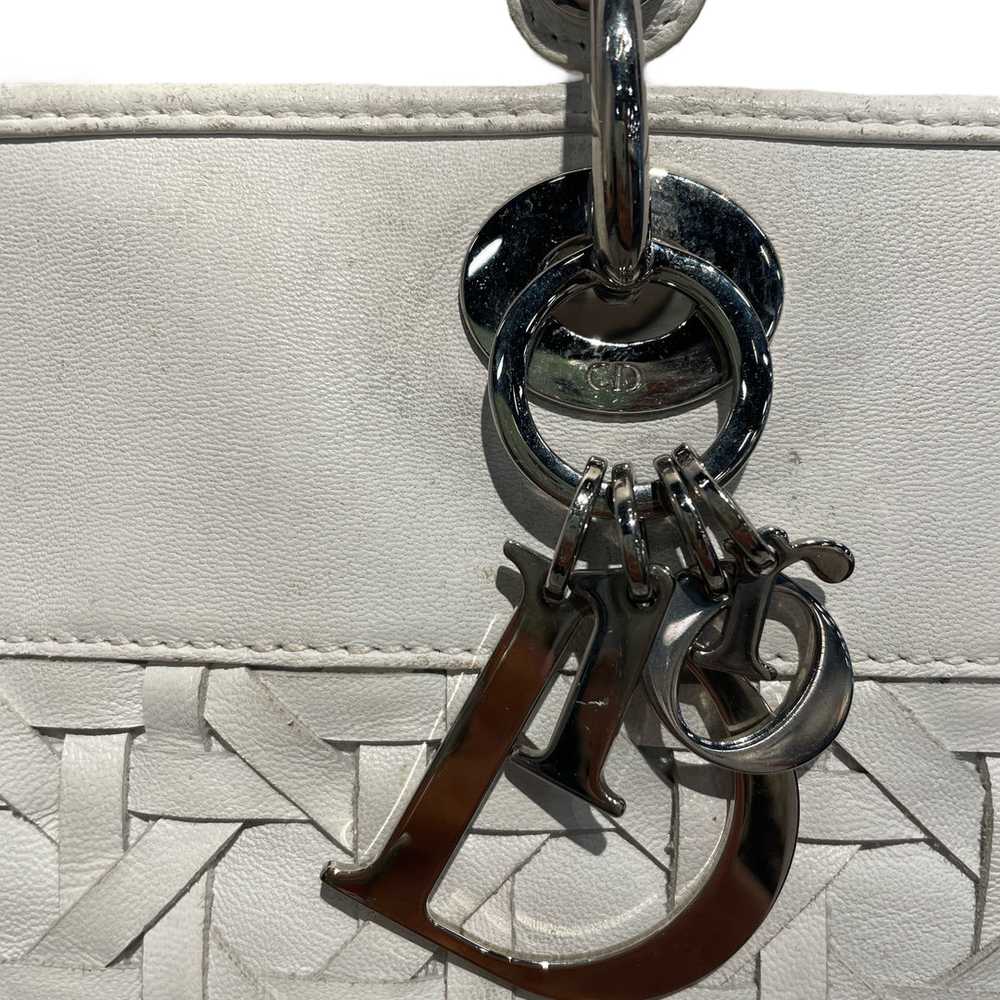 Christian Dior/Hand Bag/Leather/WHT/ - image 4