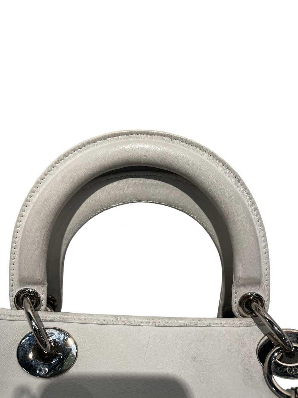 Christian Dior/Hand Bag/Leather/WHT/ - image 5