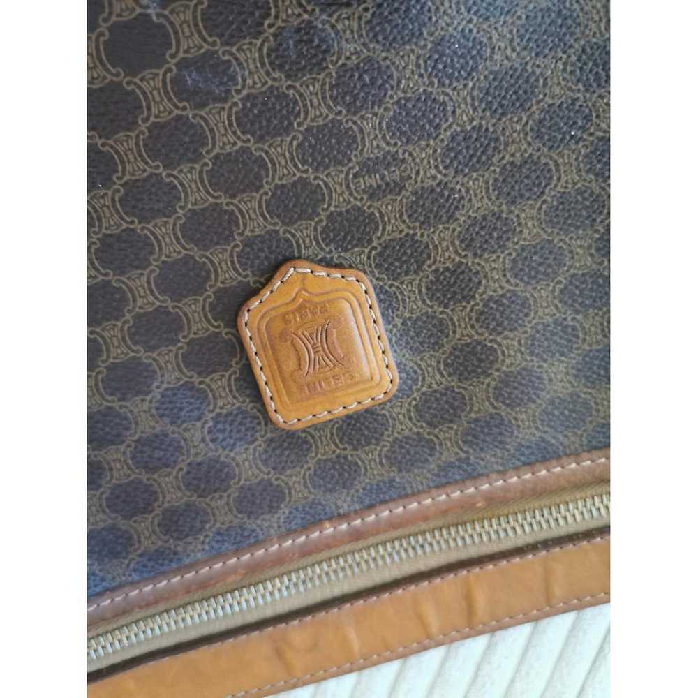 Celine Triomphe Vintage leather clutch bag - image 2