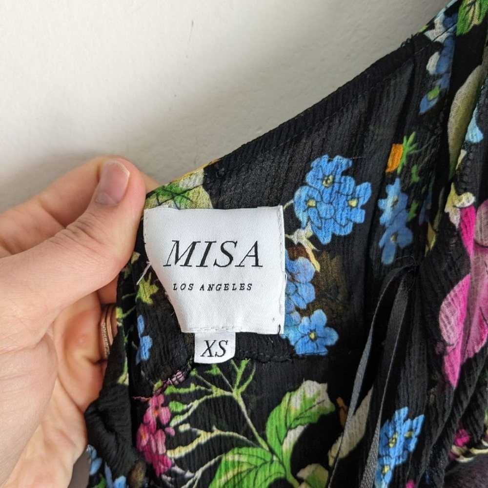 MISA Los Angeles Faye Floral Open Back Maxi Dress - image 10