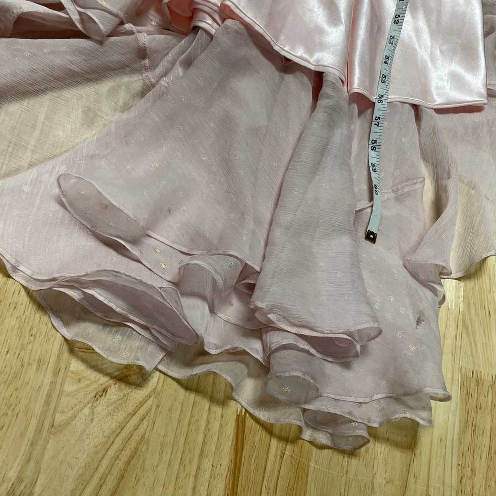 Mac Duggal Polka Dot Asymmetrical Ruffle Gown Siz… - image 8
