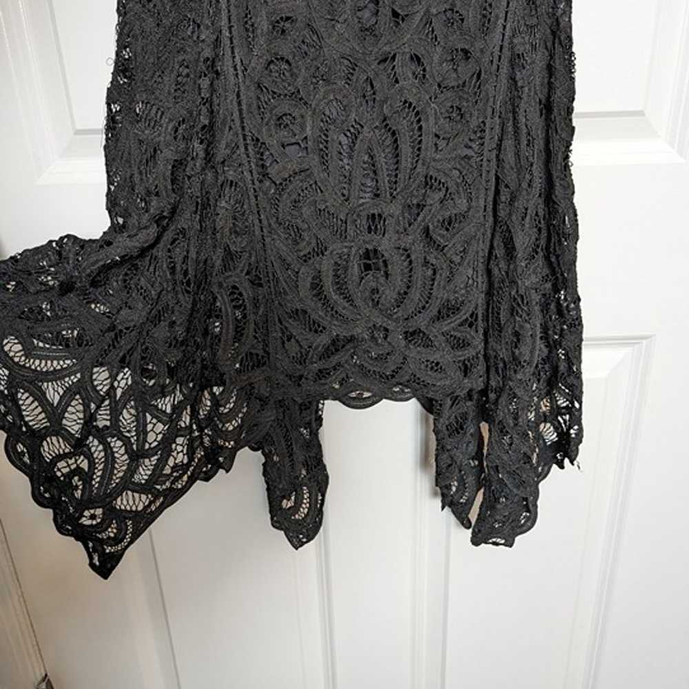 Cache Black Vintage Dress Size 4 Midi Maxi Weddin… - image 2