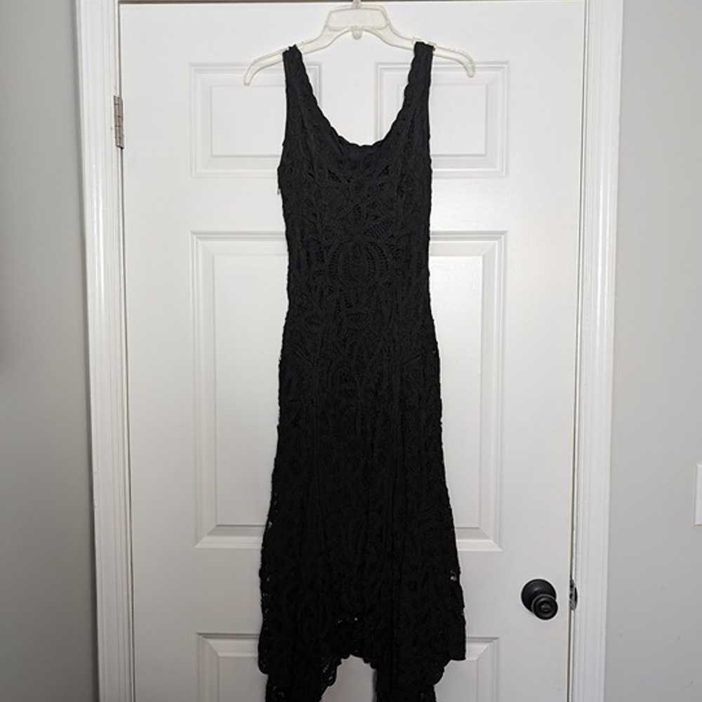 Cache Black Vintage Dress Size 4 Midi Maxi Weddin… - image 7