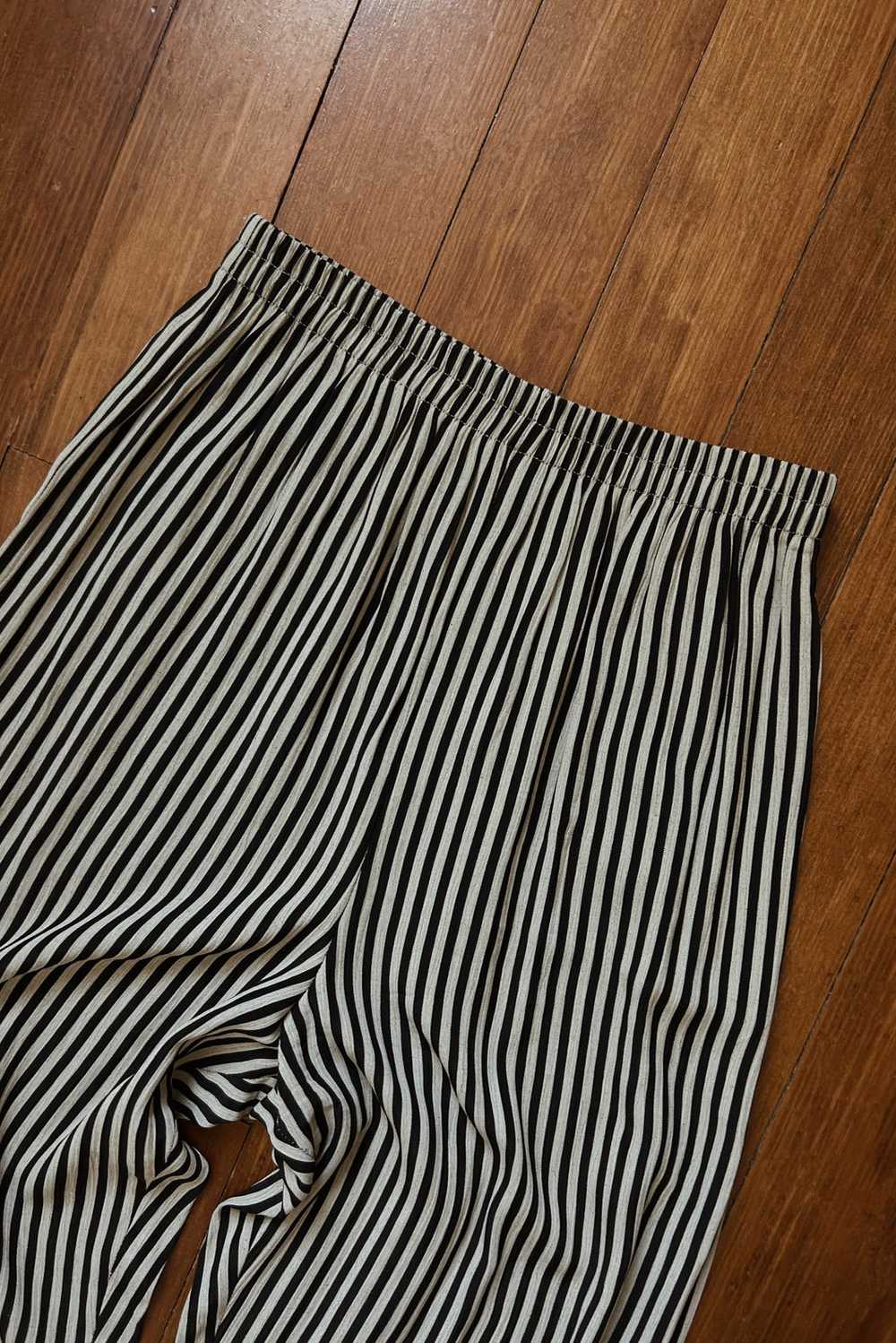 1990's CANDY STRIPE LOUNGE TROUSERS | SIZE M - image 2