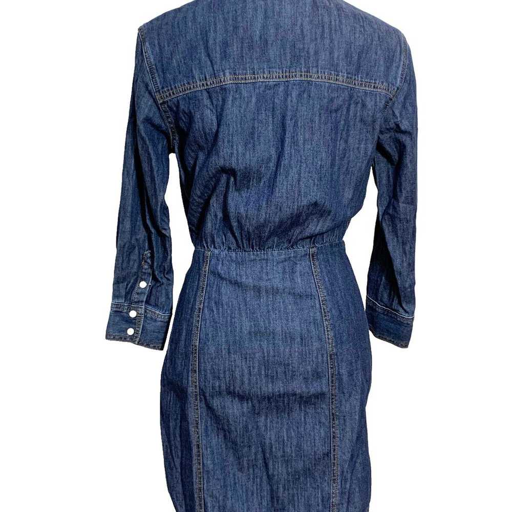 Veronica Beard NWT Keston Denim Shirt Dress Blue … - image 12