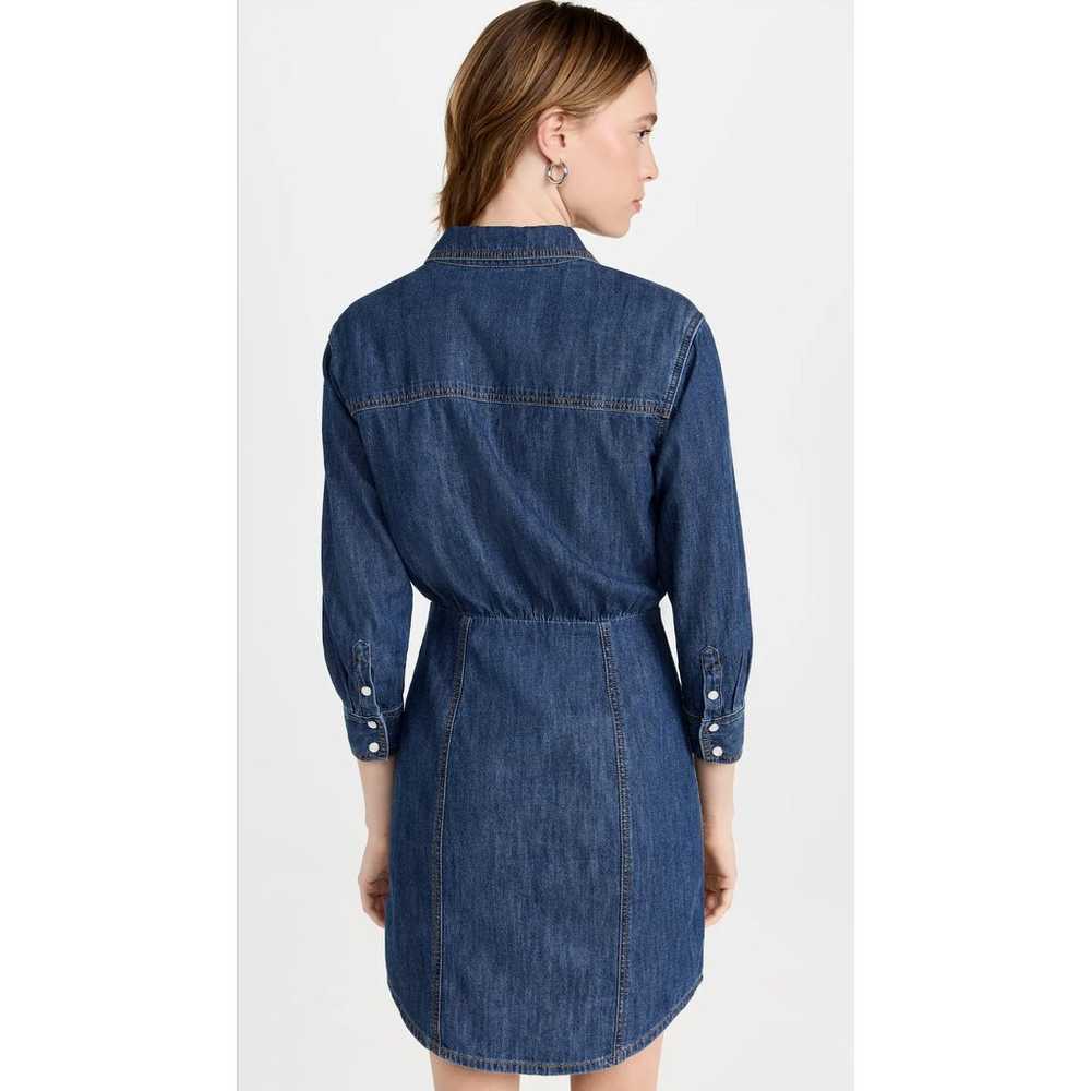 Veronica Beard NWT Keston Denim Shirt Dress Blue … - image 2