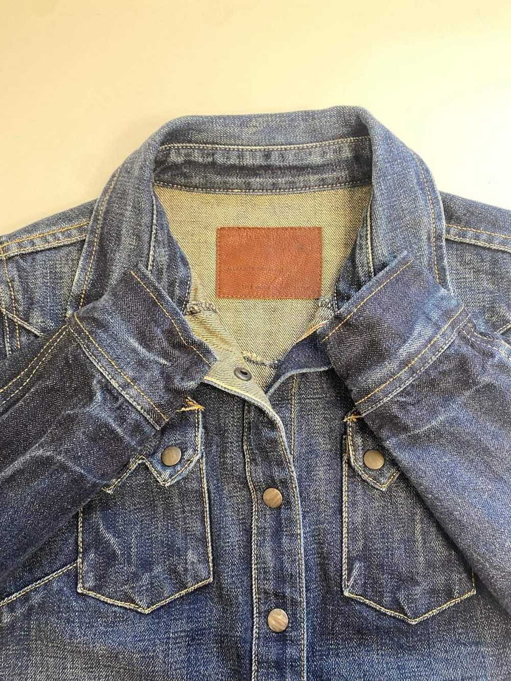 Vintage All Saints Sawtooth western denim shirt –… - image 5