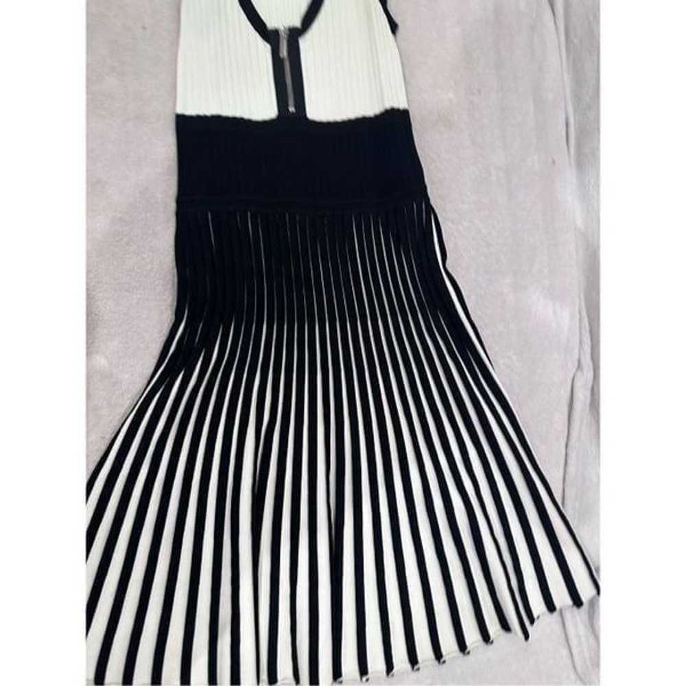 KAREN MILLEN size 3 women’s dress white and black… - image 2