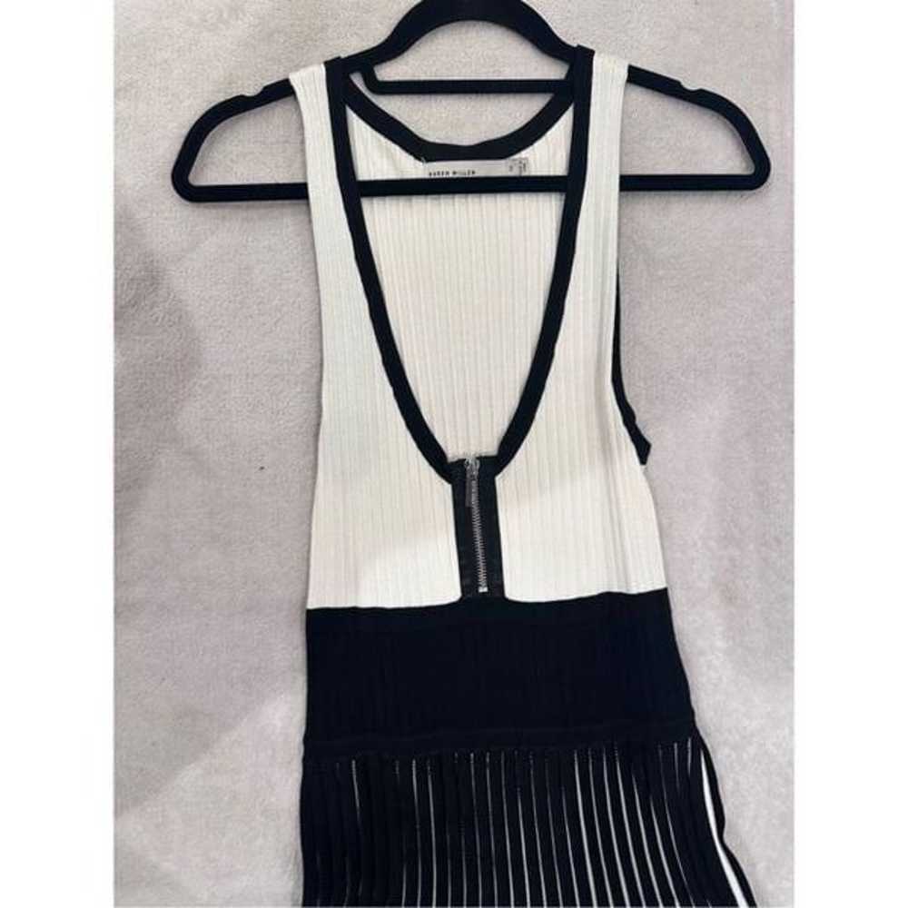 KAREN MILLEN size 3 women’s dress white and black… - image 3