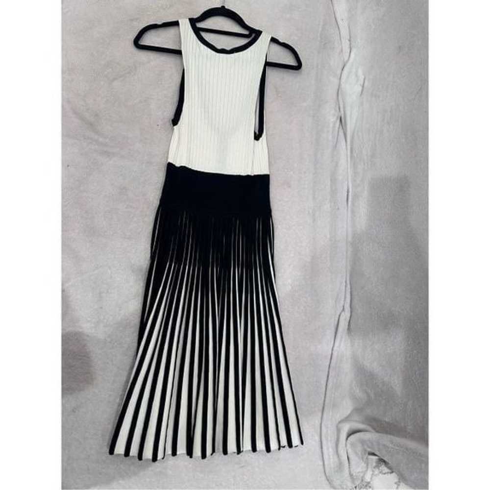 KAREN MILLEN size 3 women’s dress white and black… - image 6