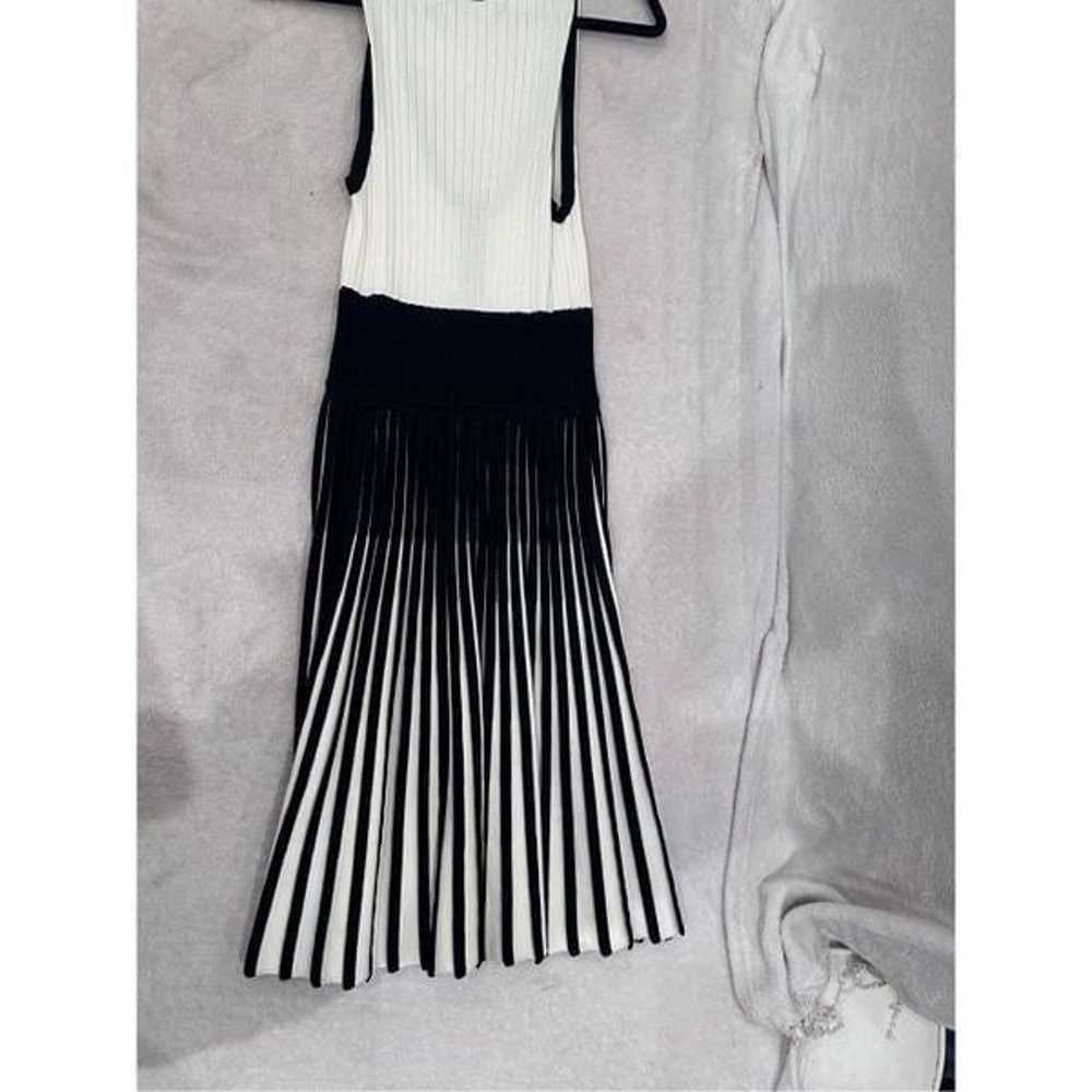 KAREN MILLEN size 3 women’s dress white and black… - image 7