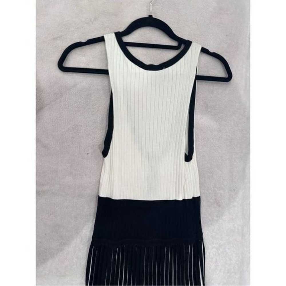 KAREN MILLEN size 3 women’s dress white and black… - image 8