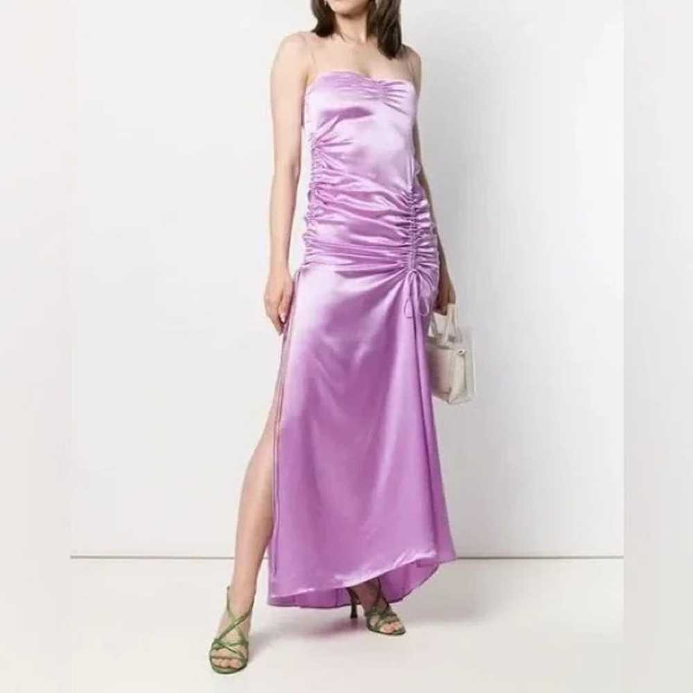 Priscavera Silk Gown - ~Ruched Purple Lavender Dr… - image 1