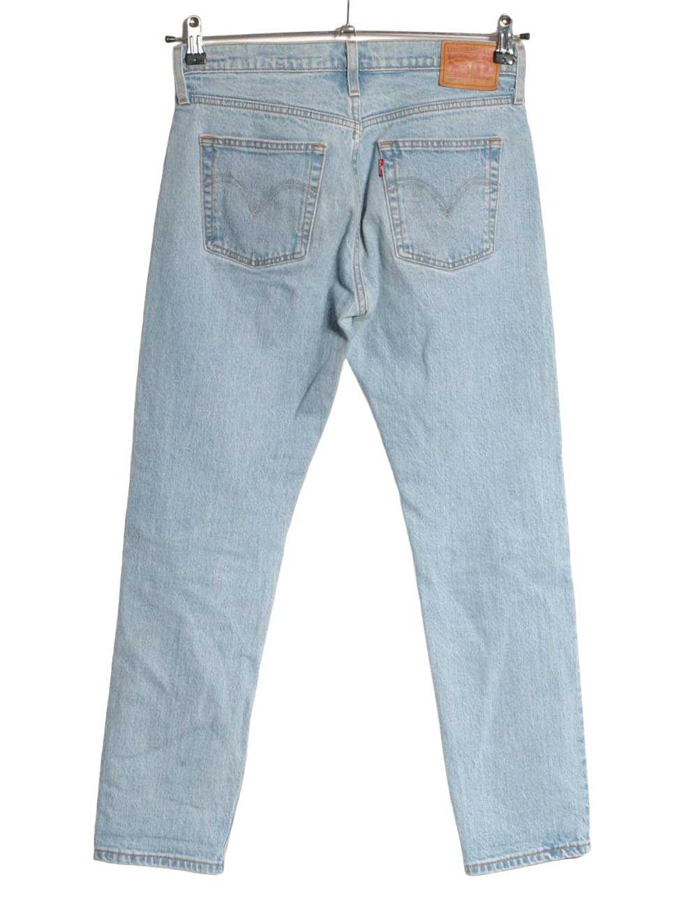 Vintage Levi’s 501 T Tapered Light Blue Jeans | S… - image 3