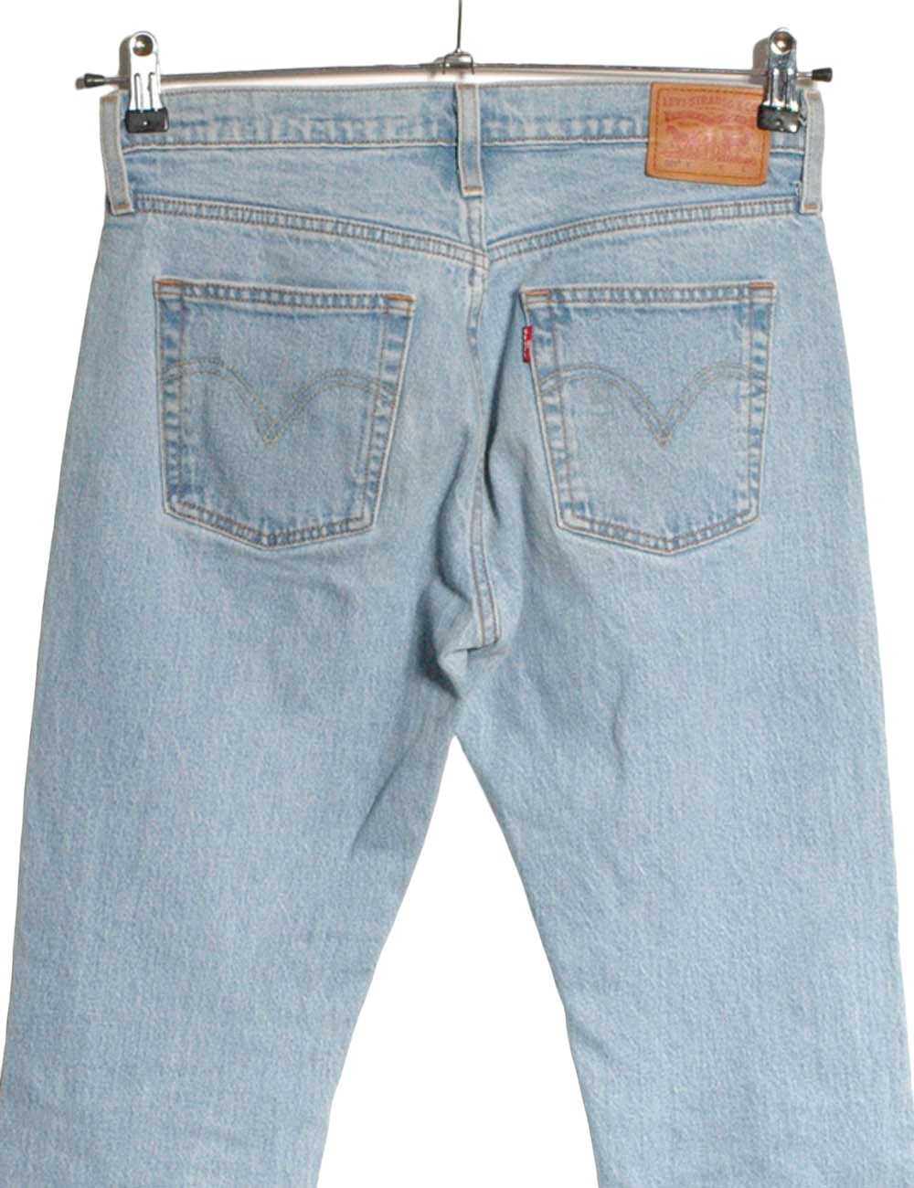 Vintage Levi’s 501 T Tapered Light Blue Jeans | S… - image 4