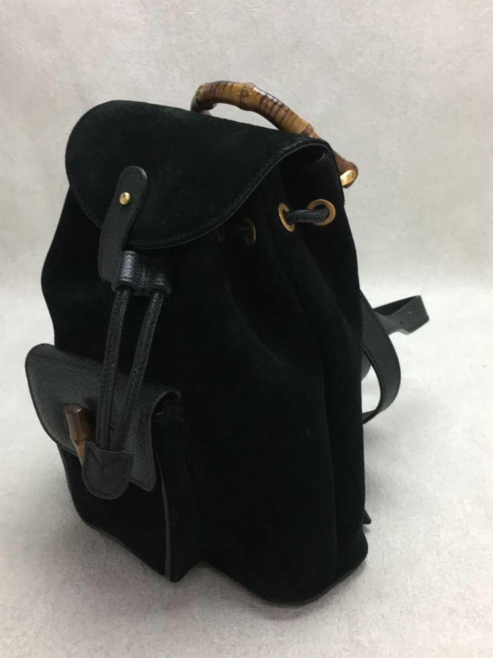 Used Gucci Backpack Bamboo Nubuck Leather/Suede/B… - image 2